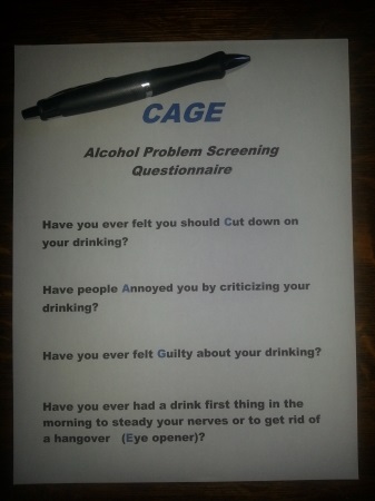 alcohol problem screening questionnaire